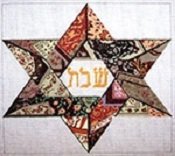 MN1068C-PAISLEY STAR CHALLAH COVER by MAGIC NEEDLE