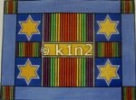MN905T-FOUR STARS IN COLOR TALLIS by MAGIC NEEDLE