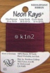 N05 Dark Mauve Neon Rays by Rainbow Gallery-NR005