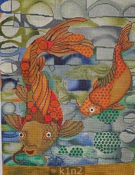 PM50010 KOI FISH by Patti Mann
