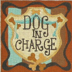DOG IN CHARGE by Ray Crawford STITCH GUIDE-RCQT105sg