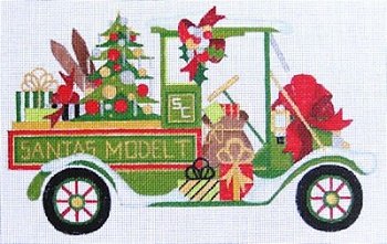 RCHO398-SANTA'S MODEL T by Ray Crawford