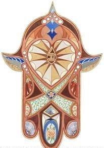 Hamsa Beit Picture Judaica by Rishfeld-RISHAR140
