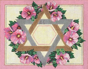 SG14276 ROSE OF SHARON TALLIS BAG by Sandra Gilmore
