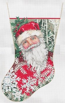 SG16141-WINTER WONDERLAND STOCKING by Sandra Gilmore