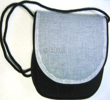 SOPA0-LONG BLANK CANVAS PURSE FLAP by Sophia Designs