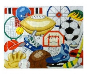 SREP179-SPORTS EQUIPMENT TALLIS BAG by Susan Roberts