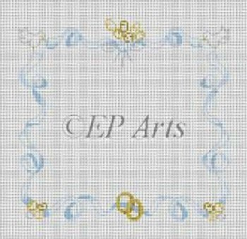 SREP891-RIBBONS and DOVES WEDDING SIGN by Susan Roberts