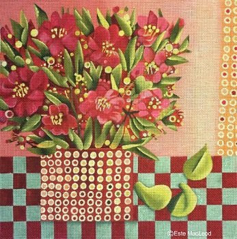 MSEML128 RED BOUQUET and FIGS by Melissa Shirley Designs