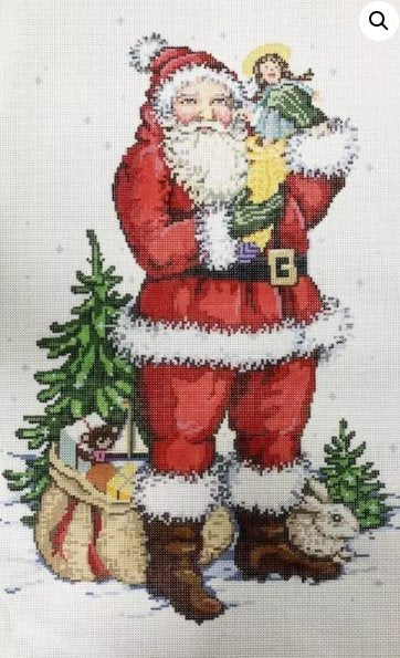 SG14995 - A Doll from Santa 14 CT by Sandra Gilmore