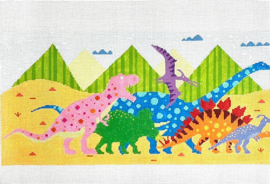 BPC24-338-13 DINOSAURS by Blueberry Point Canvas