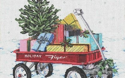 HOLIDAY FLYER by Sandra Gilmore STITCH GUIDE SGH181240