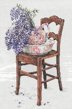 SG181259 PURPLE RAIN 18ct by Sandra Gilmore