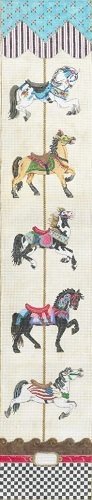 SG18957 CAROUSEL BELL PULL by Sandra Gilmore