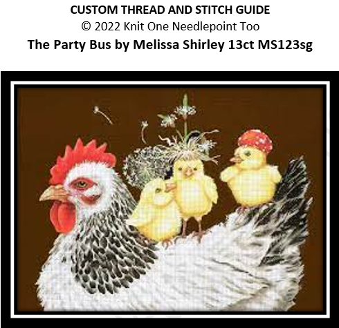 THE PARTY BUS by Vicky Sawyer for Melissa Shirley Designs Stitch Guide MS123sg