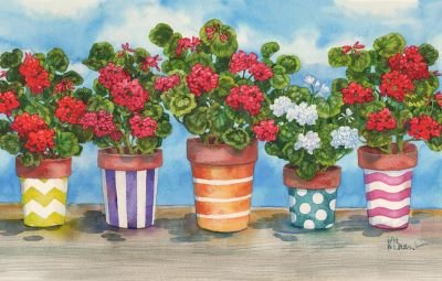 GERANIUM POTS  by Paul Brent Stitch Guide