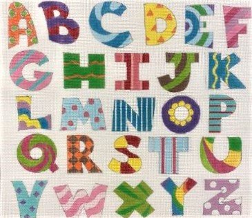 AP3096 GEOMETRIC ALPHABET by Alice Peterson
