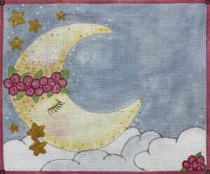 SLEEPING MOON BABY GIRL by Alice Peterson AP3795sg Stitch Guide Only