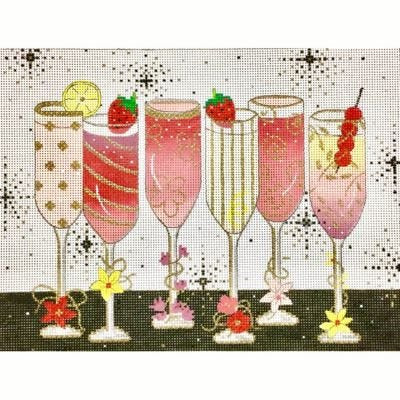 CHAMPAGNE CELEBRATION  by Alice Peterson Stitch Guide Only