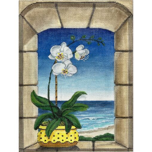 ORCHID OCEAN VIEW by Alice Peterson STITCH GUIDE ONLY AP4521sg