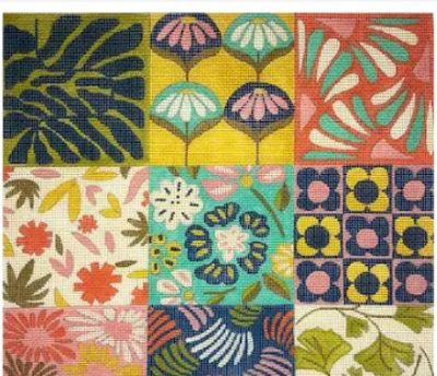 AP4921 9 PATCH SQUARE COLLAGE by Alice Peterson 