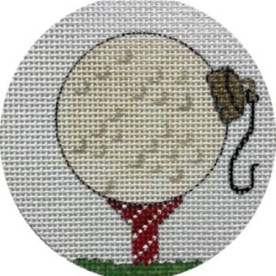 APX514 GOLF BALL & TEE ORNAMENT by Alice Peterson