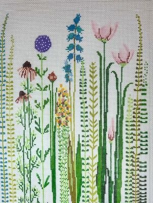 ASIT474--18 TALL FLOWERS by A Stitch in Time