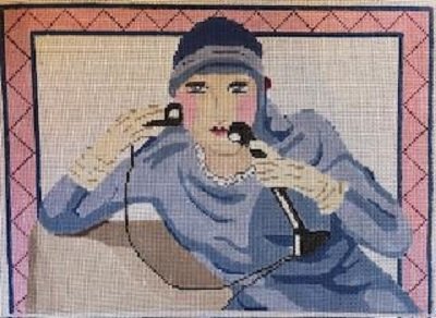 CLEARANCE C-AV6002 LADY WITH PHONE by Aviva