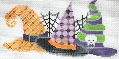 BPC24-355 WITCHES HATS by Blueberry Point Canvas