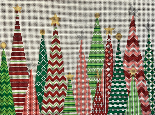 ASIT535-18 CHRISTMAS TREES by A Stitch in Time