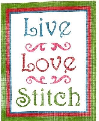 HJ-S-006-18 LIVE LOVE STITCH by Chris Lewis
