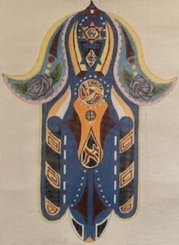 LARGE HAMSA ALEPH by Adam Rhine GSAR129