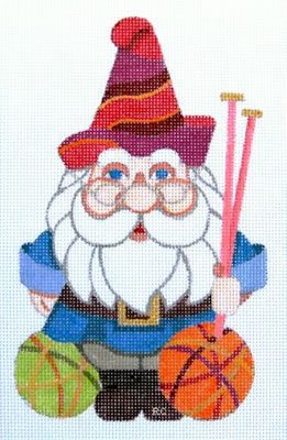 RCHO696 KNITTING GNOME ORNAMENT by Ray Crawford