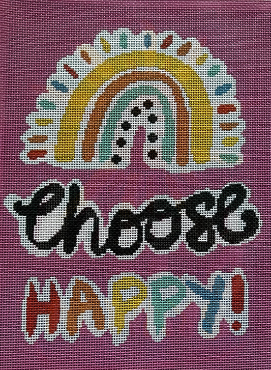 LEE WH1359 - CHOOSE HAPPY by Lee's Needlearts