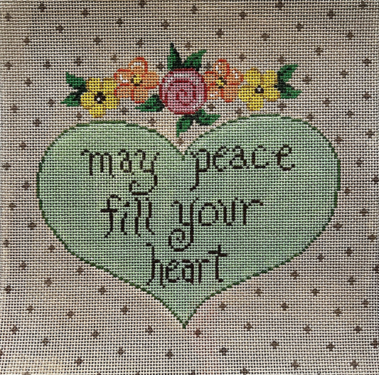 PM8371 - MAY PEACE FILL YOUR HEART by Patti Mann