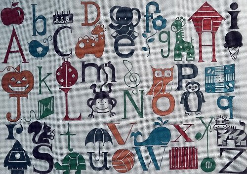 AP3067 UPPER AND LOWER CASE ALPHABET BY ALICE PETERSON