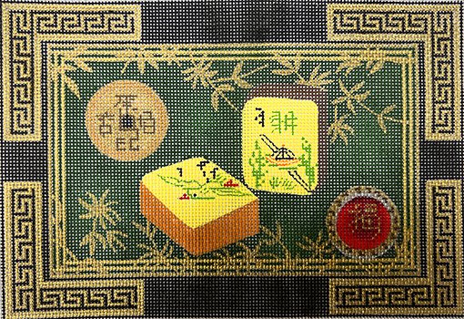 LANI-LEMJK-3 GREEN MAH JONGG by Lani Enterprises