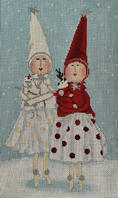 CBK KMHPL02 POLAR GIRLS by CBK NEEDLEPOINT