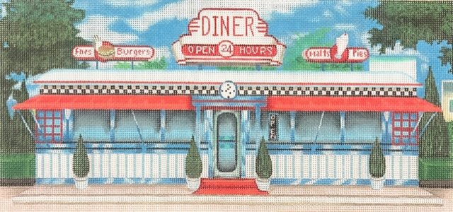 SRLGDP504 THE 50's DINER by Susan Roberts
