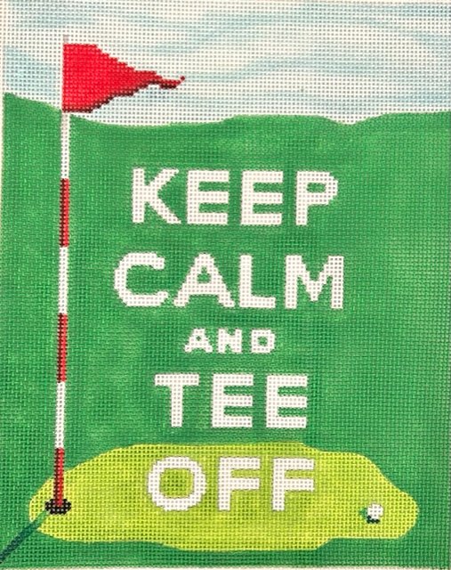 KDSS230 - KEEP CALM AND TEE OFF by Kate Dickerson