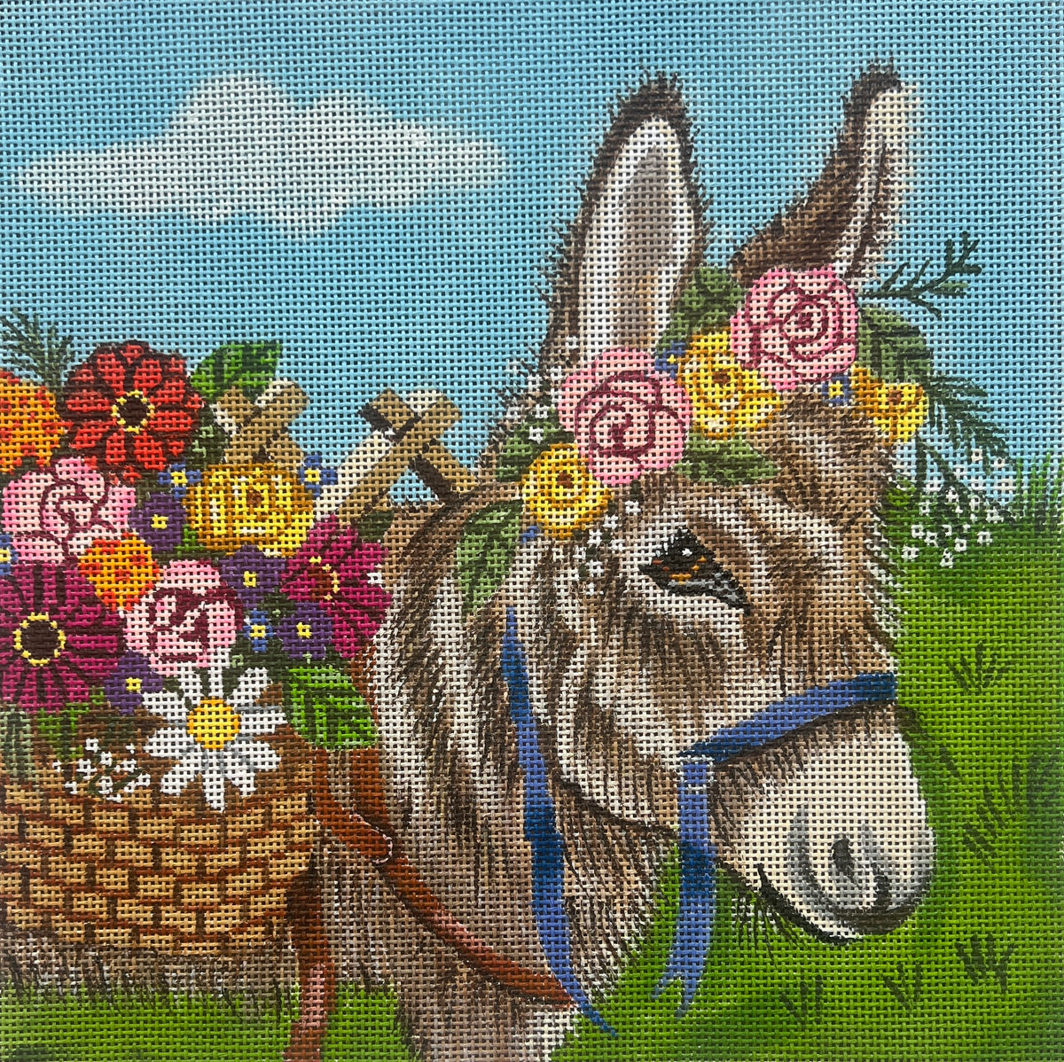 GE P390	Donkey with Flowers by Gayla Elliot