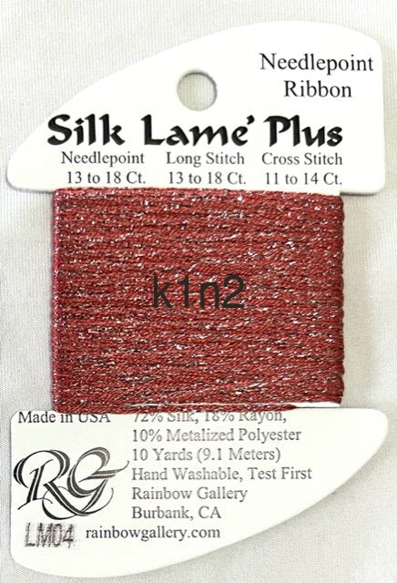 SLM04 - ANTIQUE ROSE 04 SILK LAME BRAID PLUS