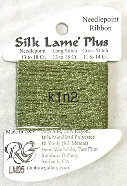 SLM05 - AVOCADO 05 SILK LAME BRAID PLUS