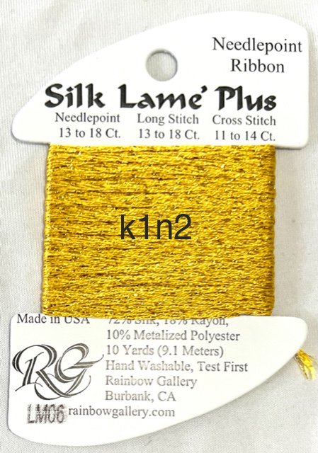 SLM06 - GOLD 06 SILK LAME BRAID PLUS