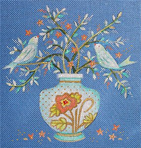 JG191 CHINOISERIE VASE 2 by Janice Gaynor