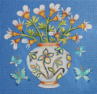 JG192 CHINOISERIE VASE 3 by Janice Gaynor
