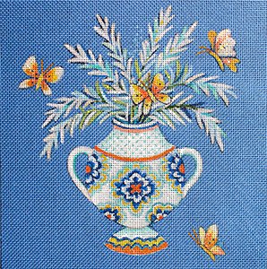 JG193 CHINOISERIE VASE 4 by Janice Gaynor