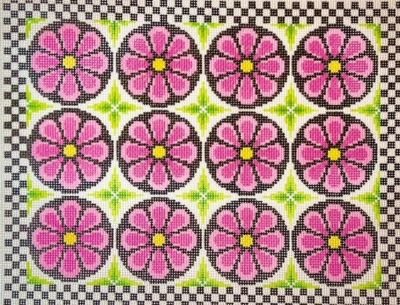 JHD2344 PINK FLORAL PILLOW by Janice Holden