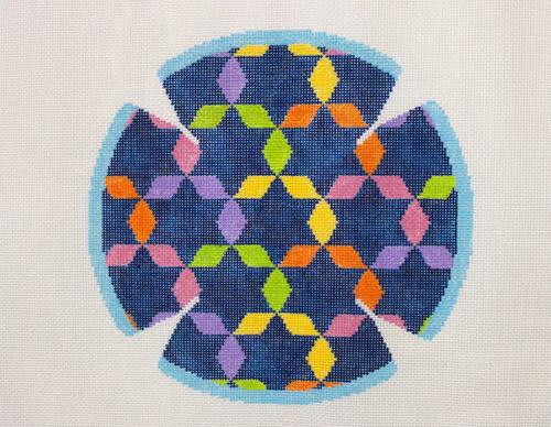 JT0396A-18 RAINBOW STARS YARMULKE by Tonya