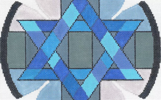 JT039A-18 MOSAIC STAR YARMULKE by Tonya